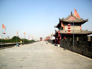 Xian city wall tour